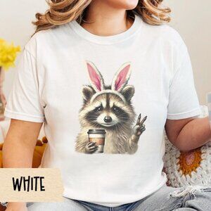 Funny Raccoon Shirt, Easter Bunny Shirt, Raccoon Shirt